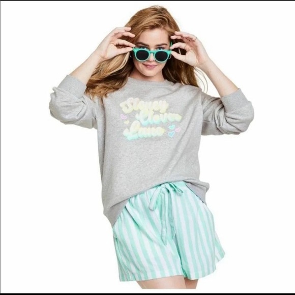 Stoney Clover Lane Tops - NWT Stoney Clover Lane grey sweatshirt Small